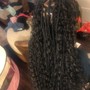 Large boho-Knotless  (Goddess Braids)