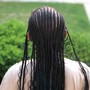 Small Feed in Braids to the back