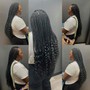 Medium bohemian Box Braids