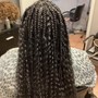 Large knotless Box Braids