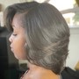 Relaxer Retouch. Cut. Style (pixie cut)