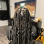 Jumbo Knotless Braids W/ Hair included (Color 1b,27&30)