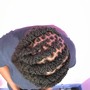 Loc Maintenance W/ CURLS (perm rods)