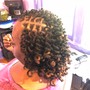 Loc Maintenance W/ CURLS (perm rods)