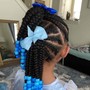 Cornrows/updo