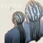 Medium Feed in Braids