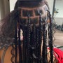 Large knotless braids