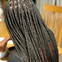 Jumbo knotless braids