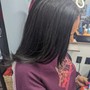 Flat Iron with a Relaxer Service