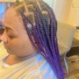 Knotless box braids