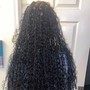 Medium Knotless braids WAIST LENGTH