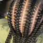 18-20 small feedin Braids