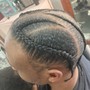 2 Cornrows ( no hair added )