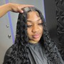 Closure wig install