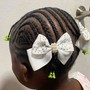 Natural hair Kids Cornrows