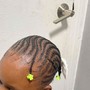 Natural hair Kids Cornrows