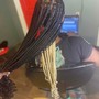 Medium Goddess Braids box braids (Mid back)