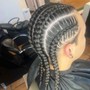 2 feed-in braids