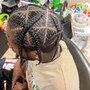 corn row braids natural hair no hair added