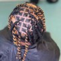 Large feed in braids