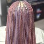 ADD OMBRE COLORS TO BRAIDS