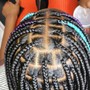 ADD OMBRE COLORS TO BRAIDS