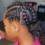 Feed in braids