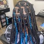 Large knotless braids