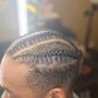 Men's Straight Back FrenchBraidz/Cornrows