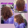 Crochet Braids with Illusion of Individuals