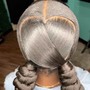 Knot ponytail