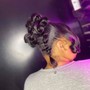 Full weave ponytail