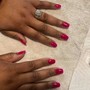 Acrylic Nails, Pedicure - Nail Art