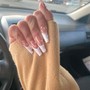 Acrylic full set (SHORT 1 gel color)