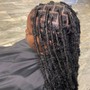 Fulani Braids -medium/ mid back length-