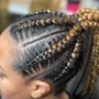 Smedium Goddess Braids/knotless