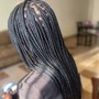 Small Knotless Box Braids