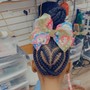 Goddess baby ponytail