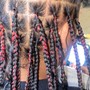 Small Knotless Box Braids