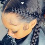 Ponytail with frontal