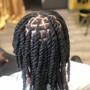 Instant locs on natural hair