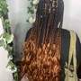 Medium Goddess Braids with hair Included