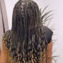 Small knotless Braids