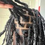 Medium soft locs *waist length*