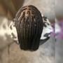 Medium Box Braids -Mid back