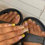 Toe acrylic Overlay