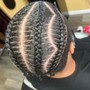 Cornrows(short length)