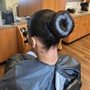 She is. Sleek Weave Ponytail, Shampoo, Intense Deep Conditioner, Flat Iron, Blow Dry and Trim