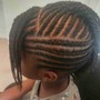 Kid's 2-4 Feed-In Braids