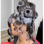 Two frontal ponytail updo